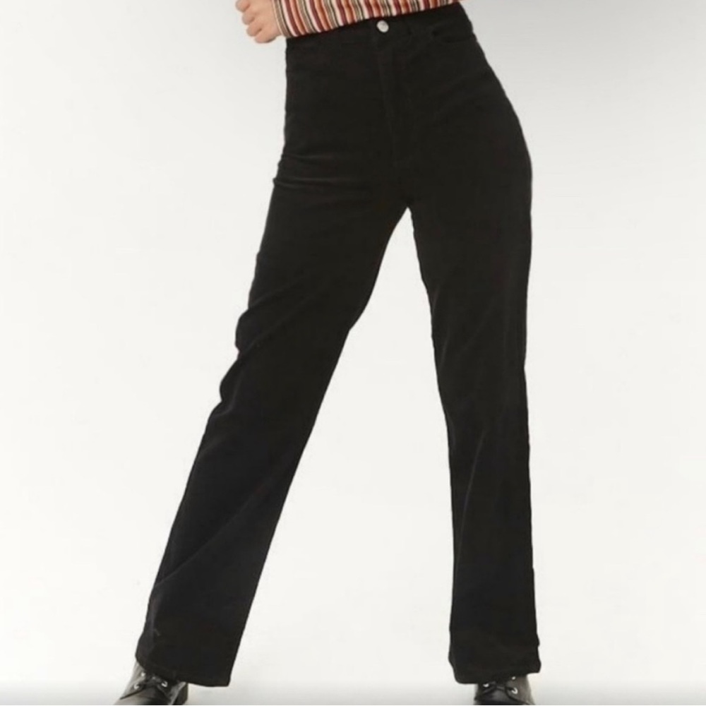 Aritzia Wilfred Black Corduroy Pants